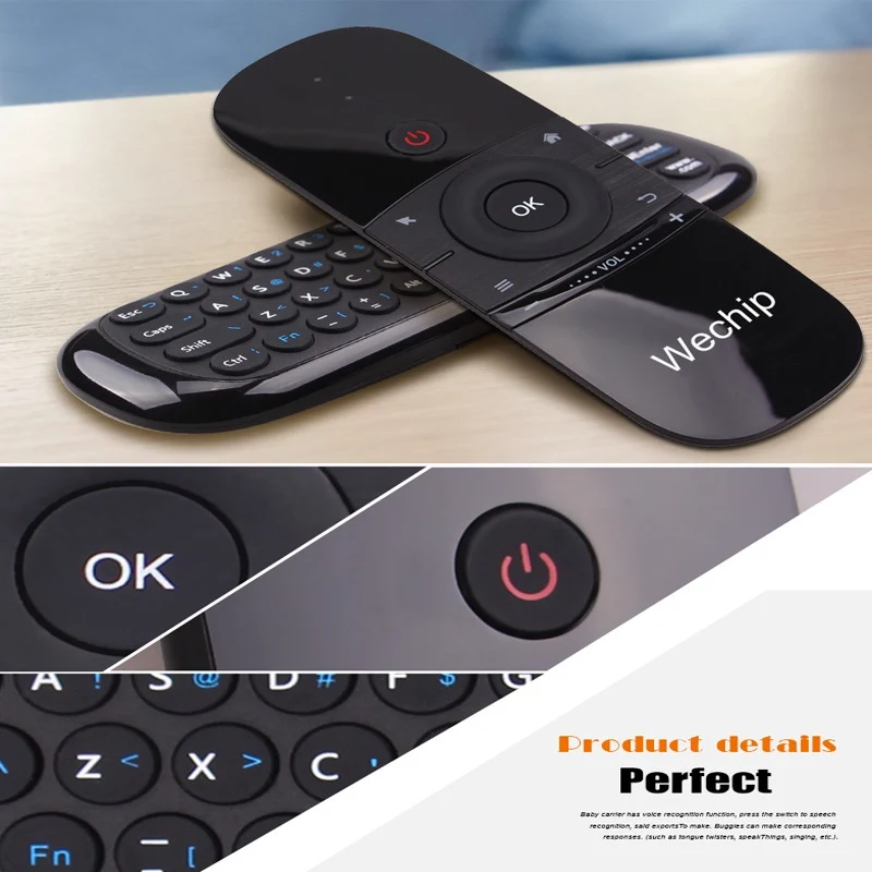 Беспроводная клавиатура Air Mouse с датчиком движения 2 4 ГГц ИК-пульт дистанционного