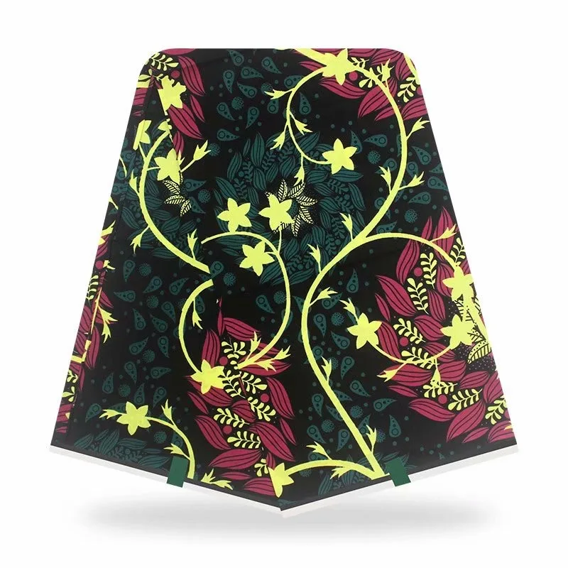 

Net 2021 best Hot Sale African Wax Fabric 100%Cotton Material Nigerian Ankara Block Print Batik Dutch High Quality Sewing Cloth8