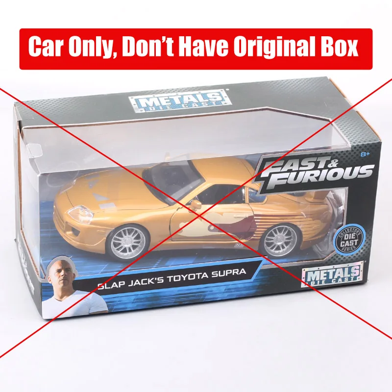 1/24 Jada big TOYOTA SUPRA Celica 1995 литые машины металлические гоночные копии весы и модели
