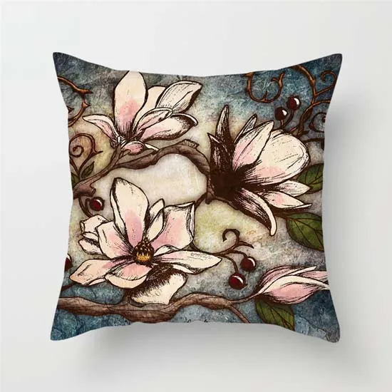 Fuwatacchi разнообразный чехол для романтической подушки в Париже розовый красный