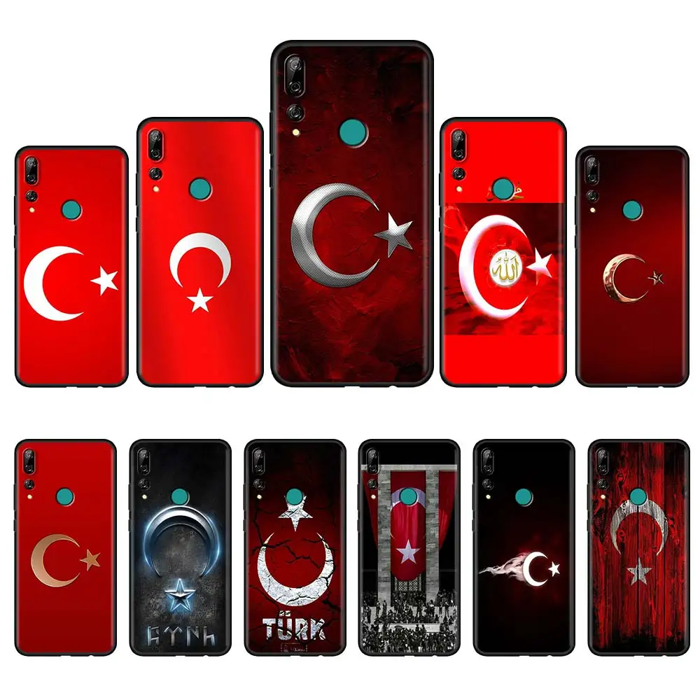 

Republic Of Turkey Flag Cases For Huawei Mate 40 20 Pro 10 Lite Black Cover Y6 Y7 Y9 2019 Y8s Y8p Y9a Y5p Y6p Y7a Soft Capa