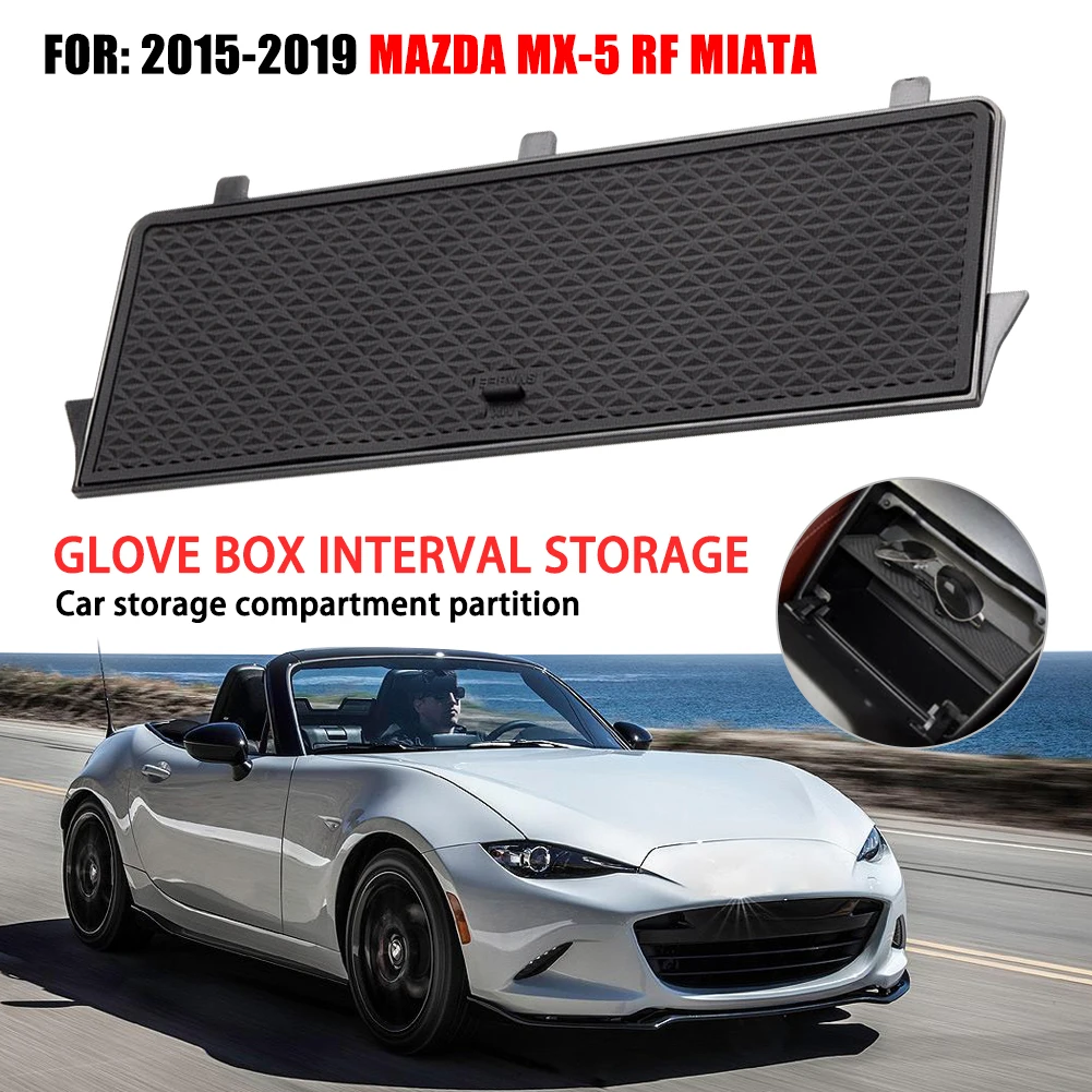 

Hot For Mazda MX-5 RF MIATA 2019 Car Center Console Organizer Glove Storage Box Organizers ABS Plastic Glove Box Car Accessories