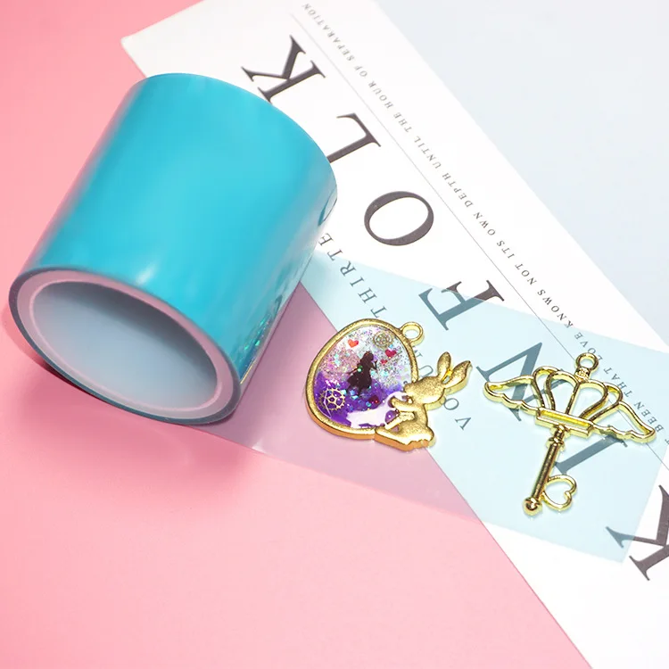 Прозрачная лента 50 мм для открытой задней панели подложки УФ-смолы Kawaii