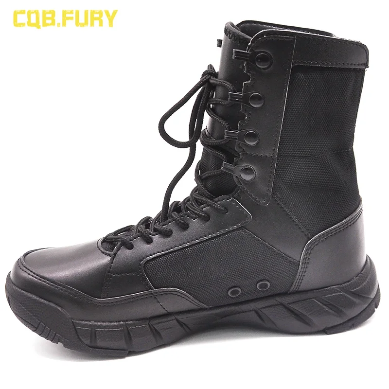 

2021 new Spring high help breathable combat male special forces fans tactical desert climbing marine training Martin boots men