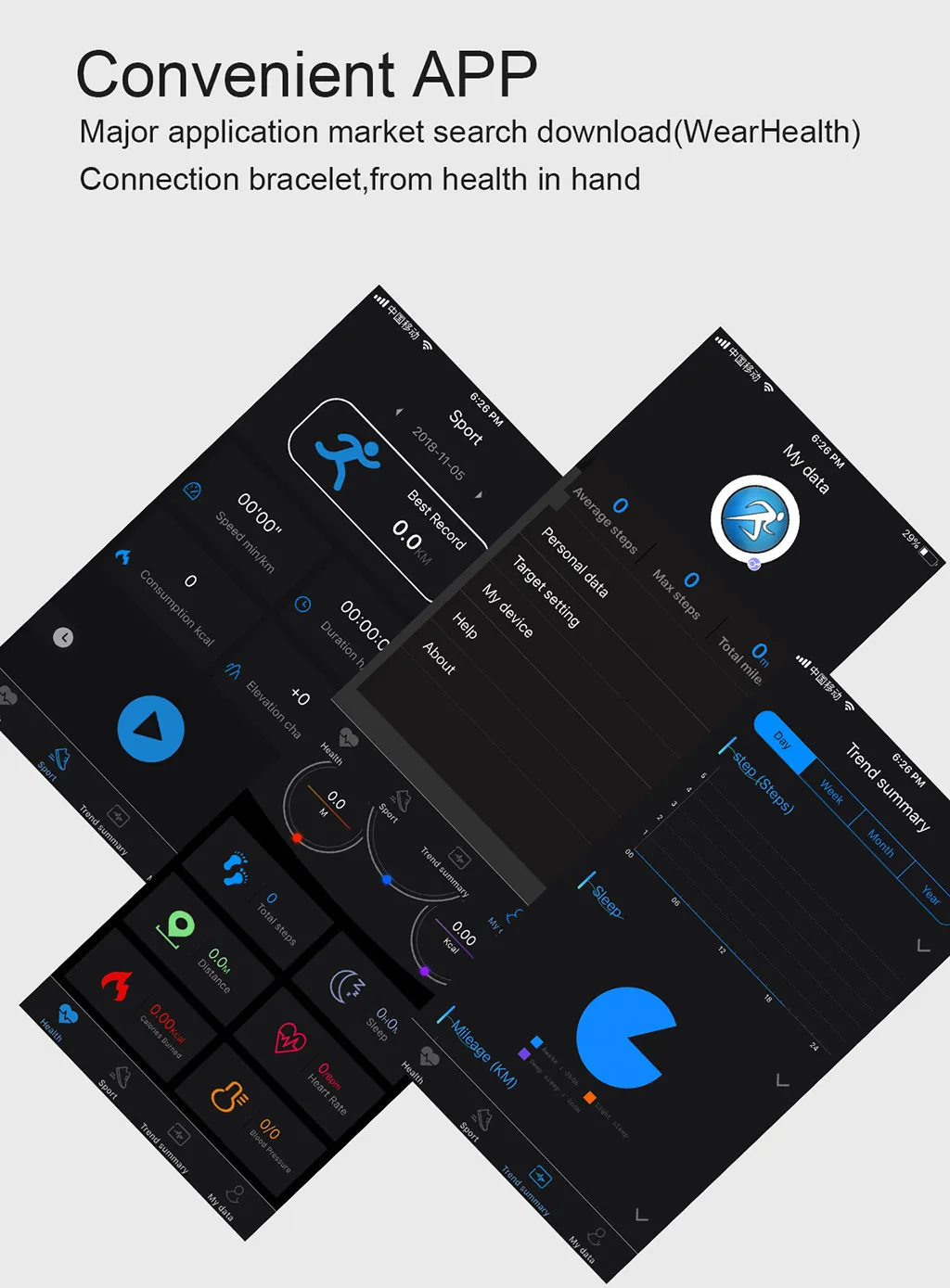 Смарт-часы с монитором сердечного ритма, браслет, браслет для iOS, Android, монитор, камера для Xiaomi, для Iphone, спорт, 5 цветов#20