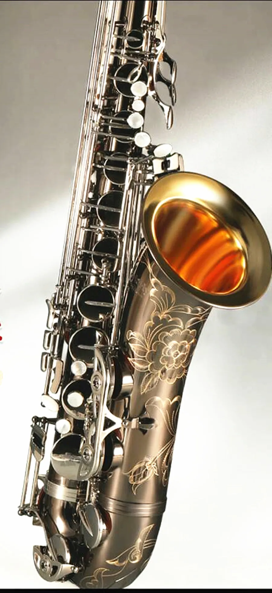 Альт и тенор саксофон E-Flat черный никель золотистый колокольчик серебристый ключ