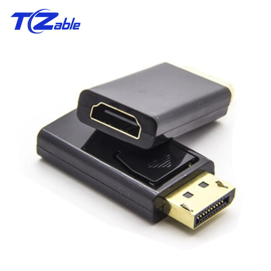 Порт дисплея к HDMI адаптеру 1080P порт папа DP Женский HD ТВ кабель конвертер видео