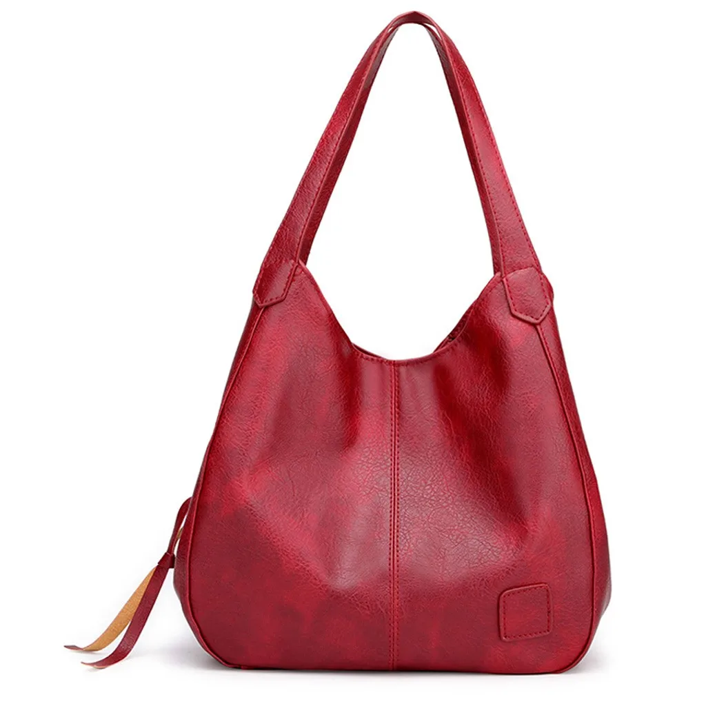 Large-capacity women's handbag Casual Totes Women bag Simple shopping big Shoulder bag for Women Classic Tassel Bags bolso mujer