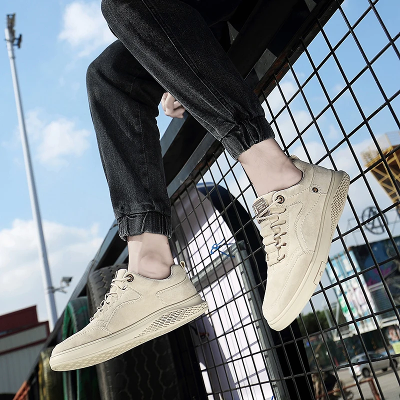 

Boat Shoes Men Flat Shoes Men Outdoor Casual Shoes Handmade Genuine Leather Boat Shoes Luxury Brand Loafers Shoes Calzado Hombre