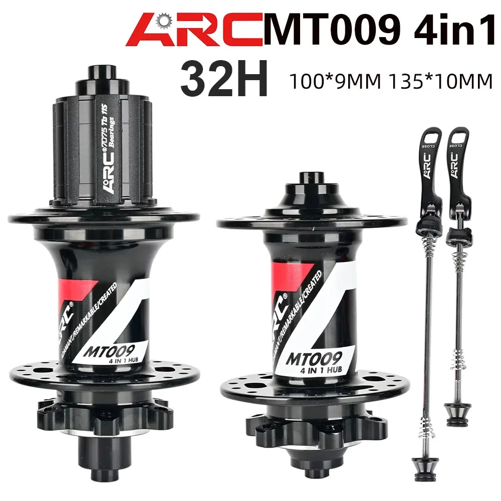 

Ступица для горного велосипеда ARC MT009 MTB NBK 4, Ступица с герметичными подшипниками, 32 отверстия, 6 когтей, хаб для дискового тормоза велосипеда HG XD MS 8 9 10 11 12 Скоростей