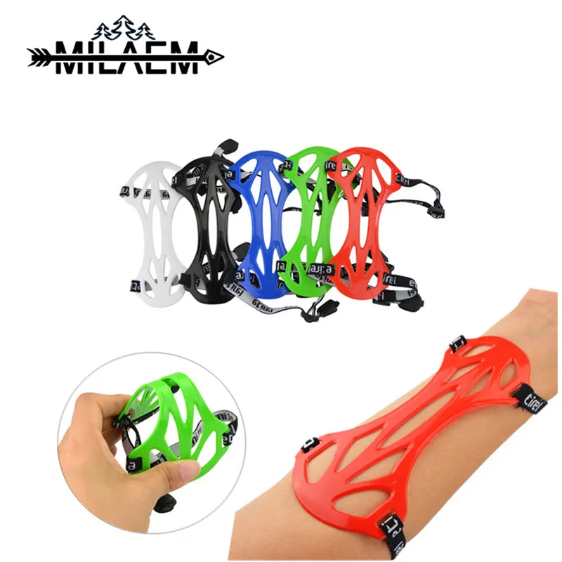 

Archery Adjustable Armguard With 2 Strap Arm Protection Gear For Safety Outdoor Compound Bow Shooting Hunting Sport Accessories