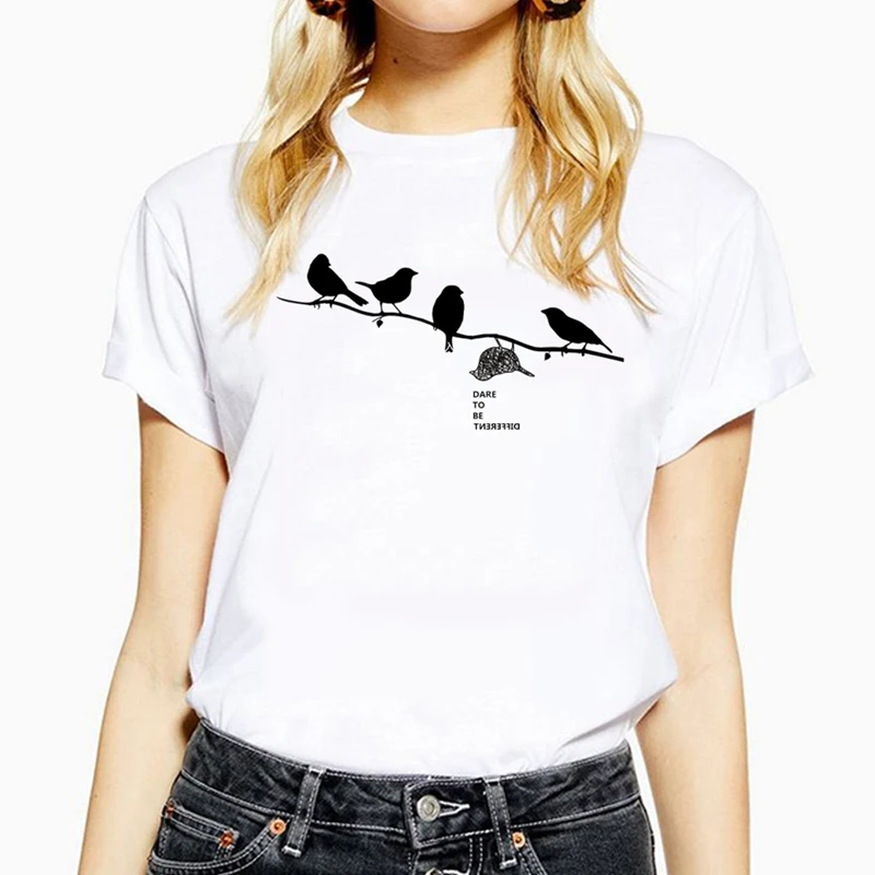 Не бойтесь быть разной женская футболка размера плюс 5 цветов на выбор с
