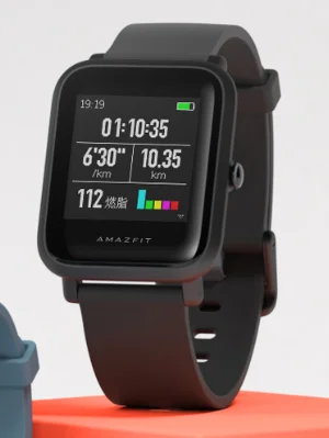 Черный Оригинальные Смарт-часы xiaomi Huami Amazfit Bip Lite, фитнес-трек, 1,28 дюймов, светодиодный, водонепроницаемый, 45 дней работы от батареи, пульсометр - Цвет: Черный