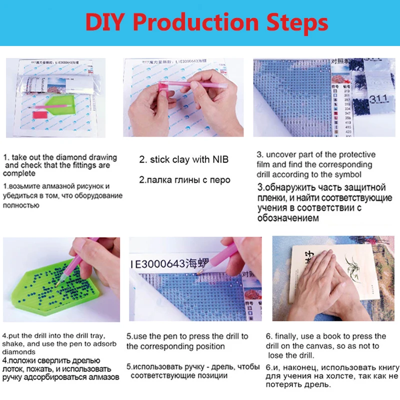 5D алмазная живопись сделай сам полностью круглая Арктическая изображение лисы