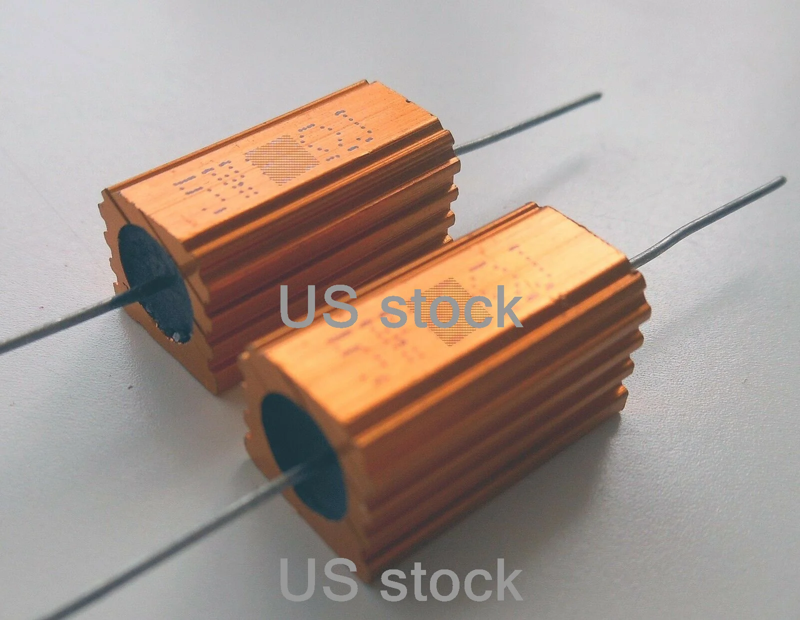 В наличии в США 10 шт. 5 Вт ватт 150/180/200/250/300/390/400/470/500 Ом 150RJ-800RJ силовой металлический