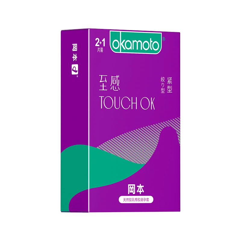 Оригинальный Okamoto близко пригодный презерватив интимной Товары контрацепции