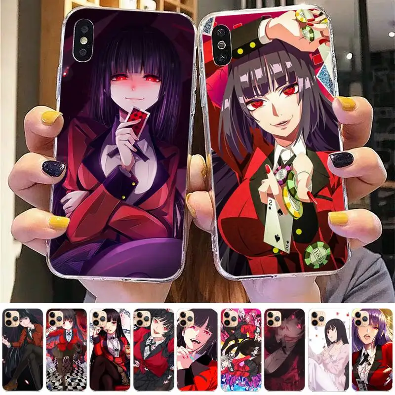 

Manga Kakegurui Phone Case for iphone 13 8 7 6 6S Plus X 5S SE 2020 XR 11 12mini pro XS MAX
