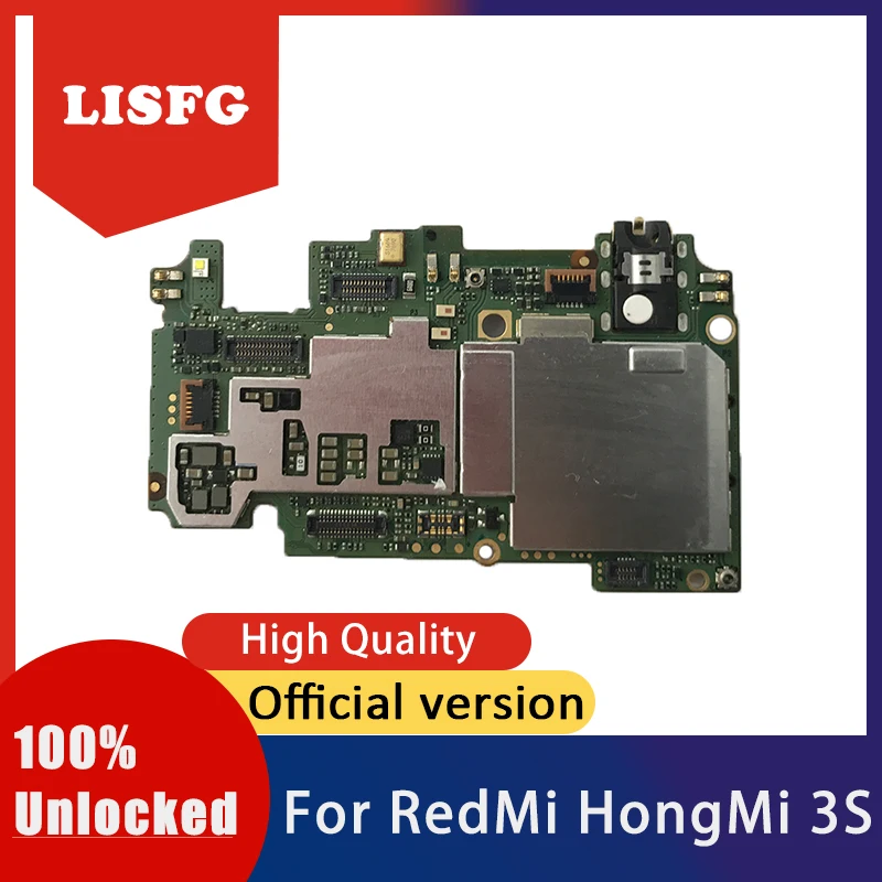 Материнская плата LISFG для RedMi 3S HongMi материнская разблокированная оригинальная 16