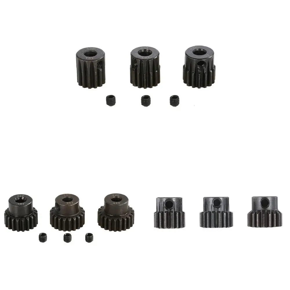 32DP 5 мм 13T 14T 15T/16T 17T 18T/19T 20T 21T Металлическая Шестерня двигателя для 1/10 1/8 RC багги