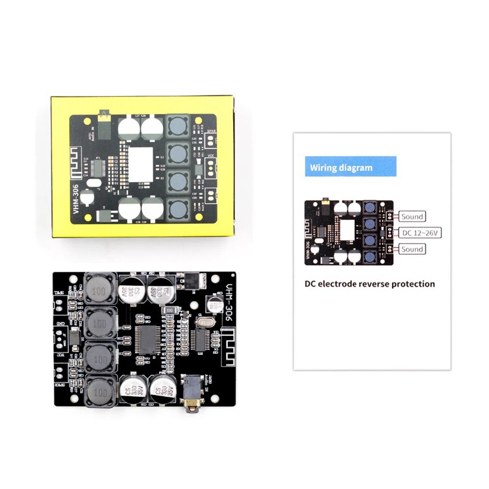 Bluetooth 4 2 2x30 Вт 8-26 В Плата усилителя DIY игрушки модель DC стерео аудио цифровая плата