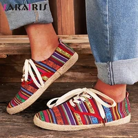 sarairis big size 35 43 new ladies 2020 comfortable flats casual shoelace flats women fashion mixed colors shoes woman