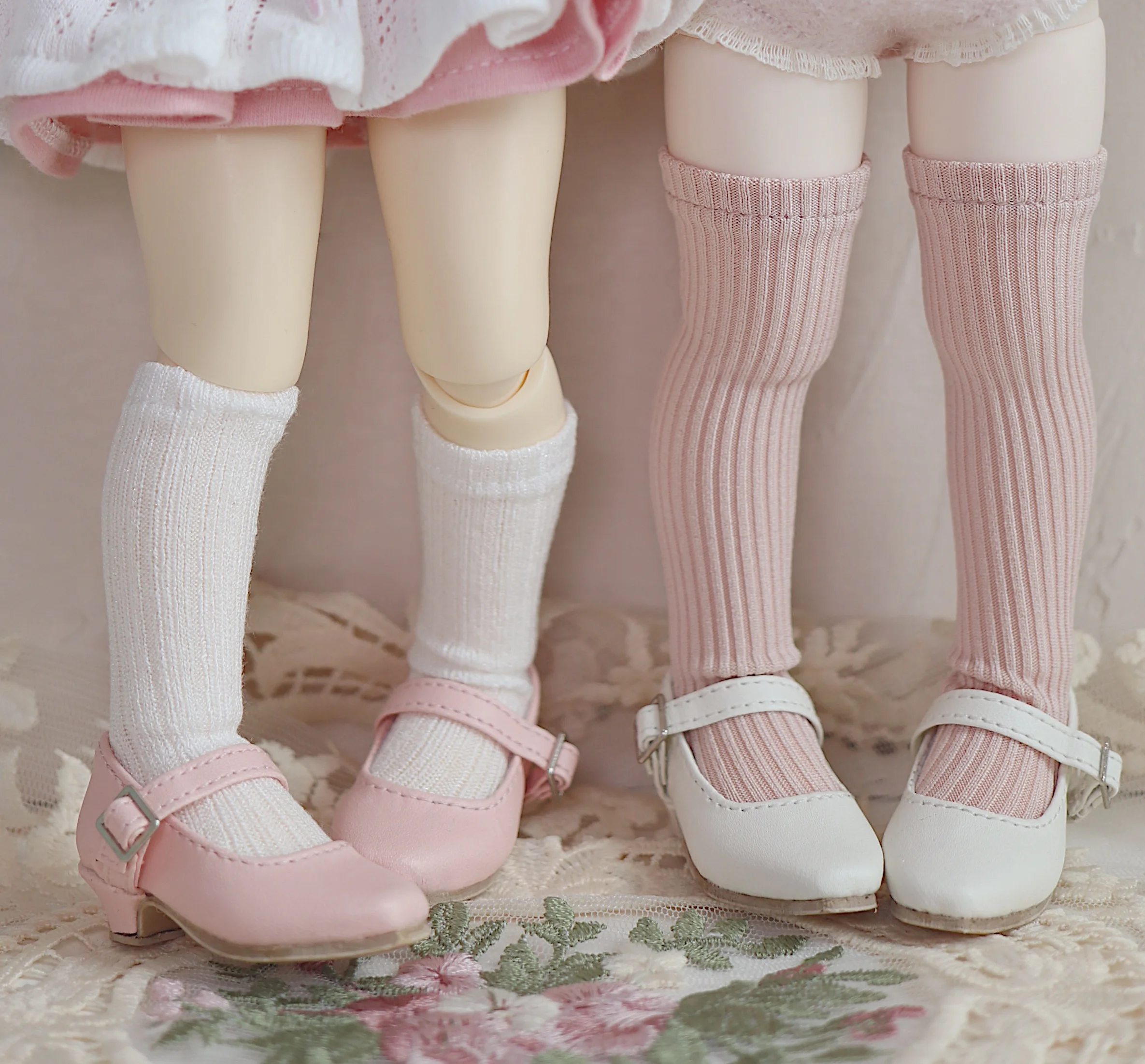 

BJD 6 point 4 point MDD doll square head high heels shoes