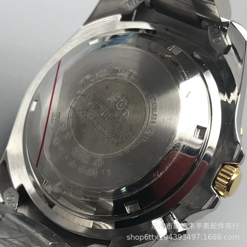 

Watch Accessories Band Case Dial Set FOR ORIENT Watch for Men Solid Steel Watch Bracelet Case for 46941 46943 Movement RING