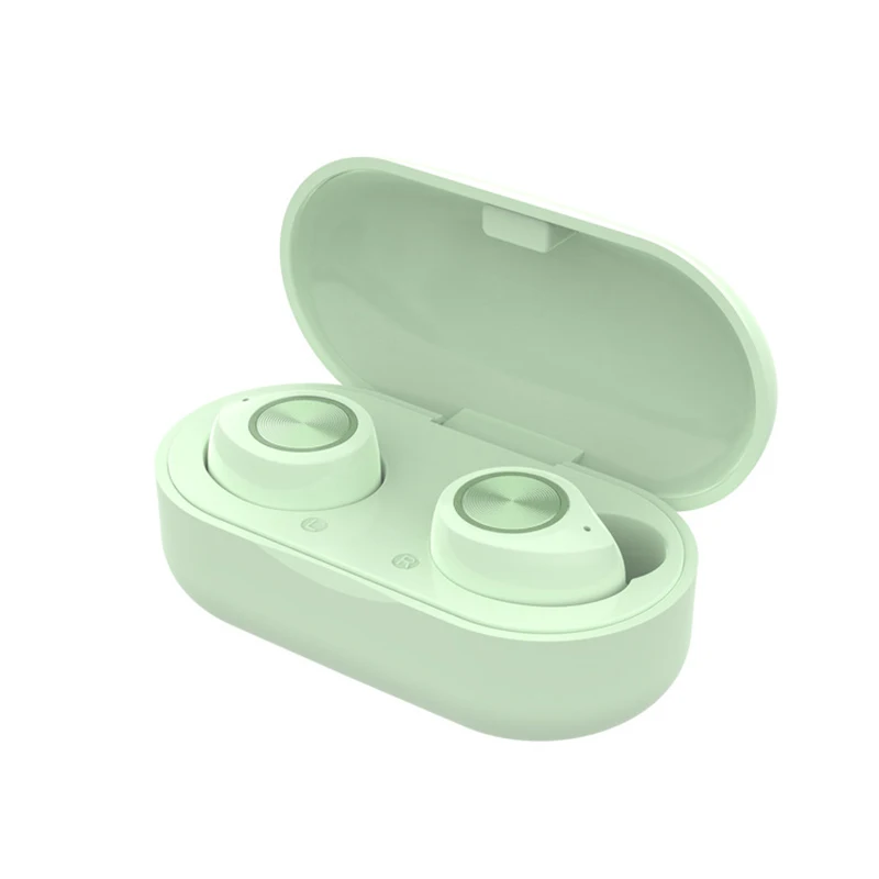 Bluetooth TWS наушники беспроводные модные зеленые розовые длинные батареи сенсорное