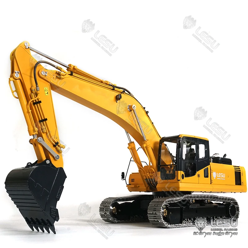 LESU Komatsu AC360 1/14 металла RC цилиндр гидравлического экскаватора клапанного насоса и