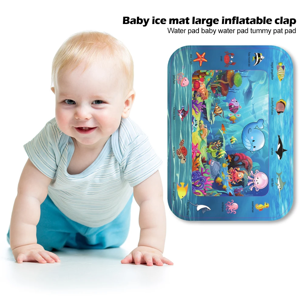 

Summer Infant Ice Patted Cushion Baby Inflatable Water Mat Educational Toys Baby Activity Ice Mat Cushion Toy