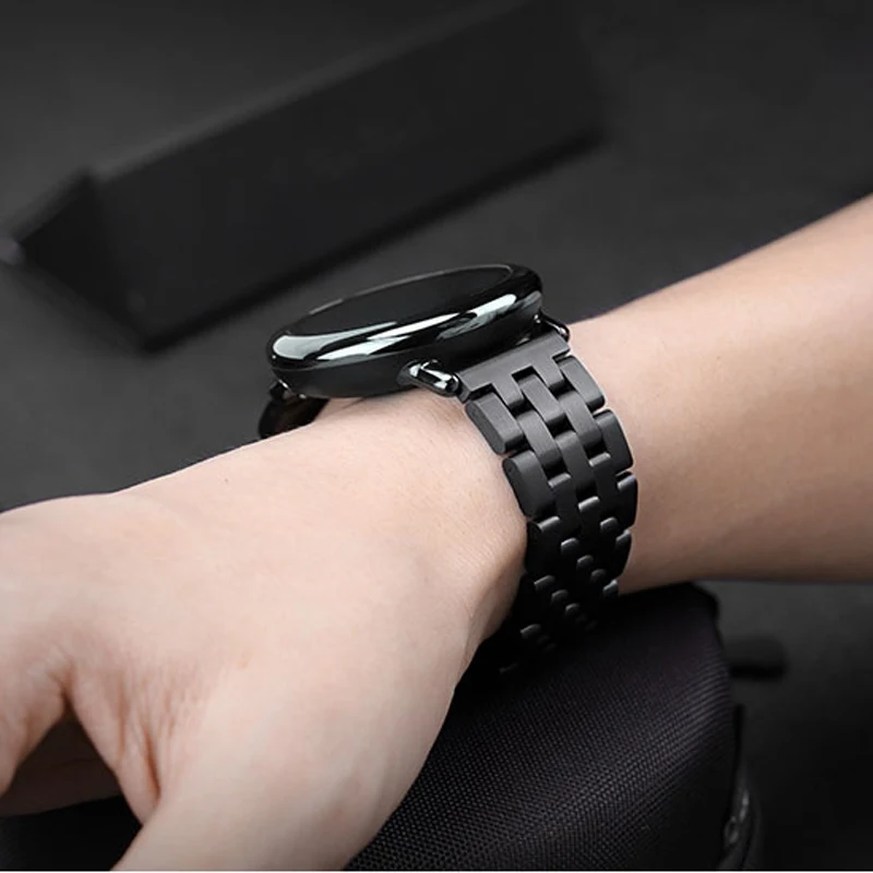 Ремешок из нержавеющей стали для Samsung Galaxy 3 Watch 46 мм S3 active 2 металлический браслет 20