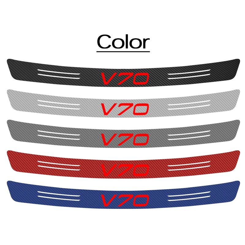 Универсальный автомобильный багажник задний бампер Защита от царапин наклейка