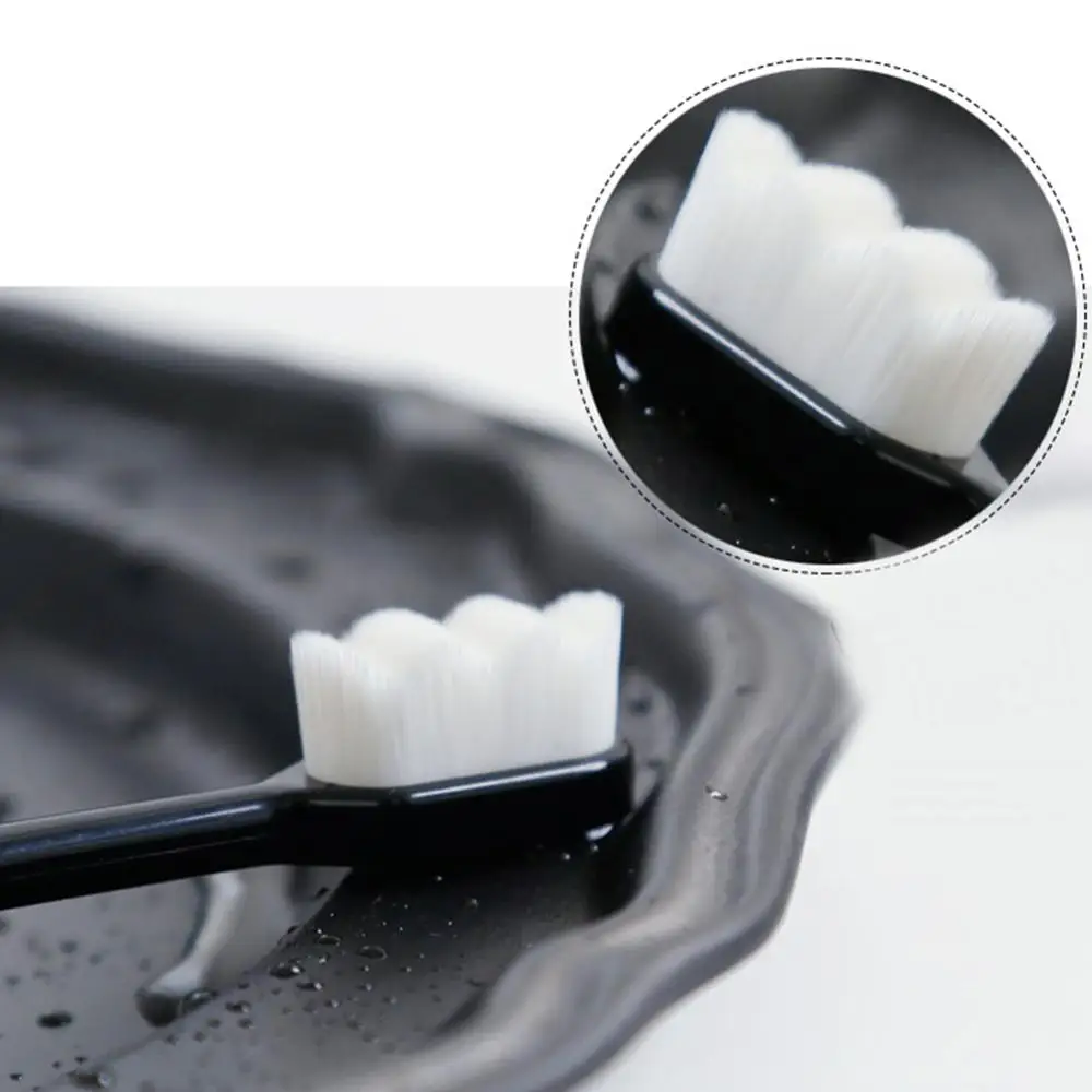 Ультра тонкого мягкого волос Экологичные Зубная щётка Портативный зубная щетка