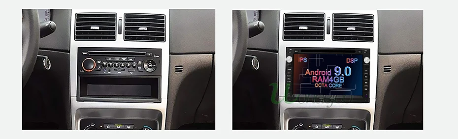 4G Android 9,0 DSP ips dvd-плеер для peugeot 307 VW PASSAT B5 B4 JETTA BORA GOLF 4 SHARAN поло MK5 MK4 MK3 T5 транспортер gps