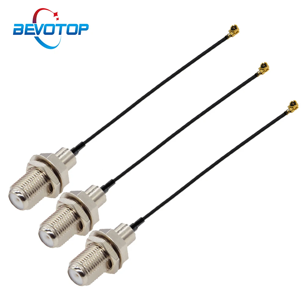 

1PCS F to IPX Cable F Female to uFL/u.FL/IPX/IPEX-1 Female Jack RF113 1.13MM RF Coaxial Pigtail 3G Antenna Extension Coax Cable
