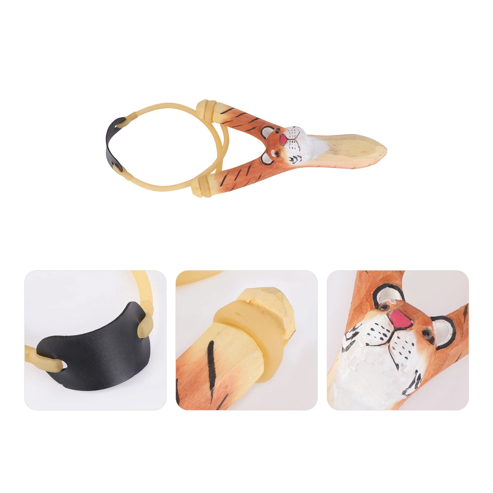 

1pc Outdoor Catapult Wooden Slingshot Accessory Funny Slingshot Plaything