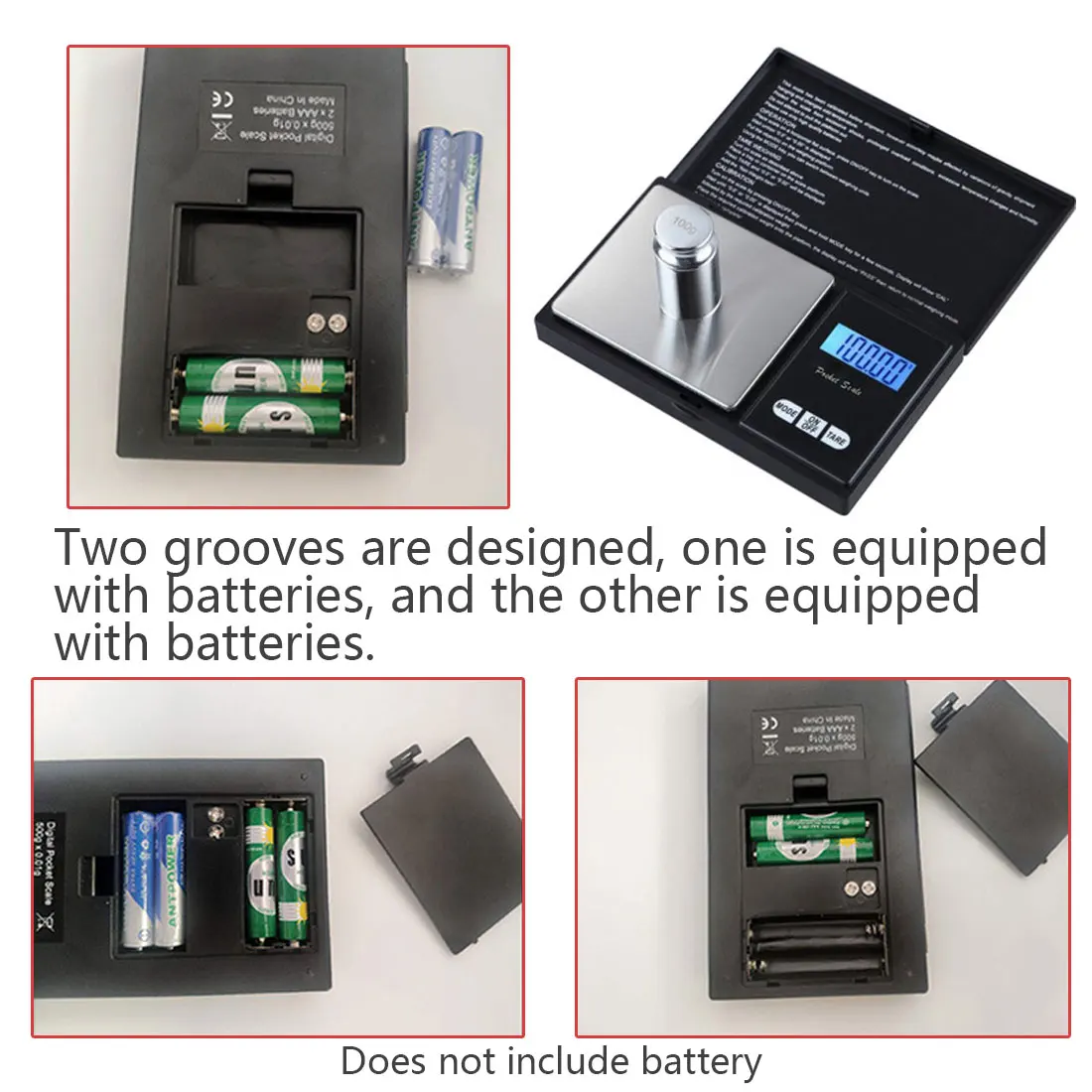 

100g/200g/500g/1kg High Precision Digital Kitchen Scale Jewelry Gold Balance Weight Gram LCD Pocket weighting Electronic Scales