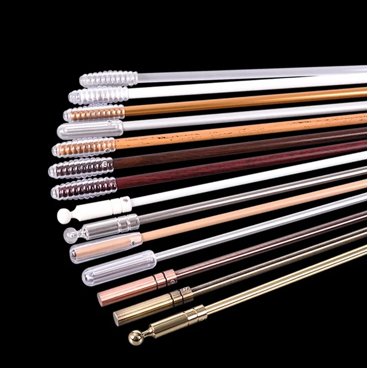 Акриловая Тяговая штанга для штор из алюминиевого сплава толкатель