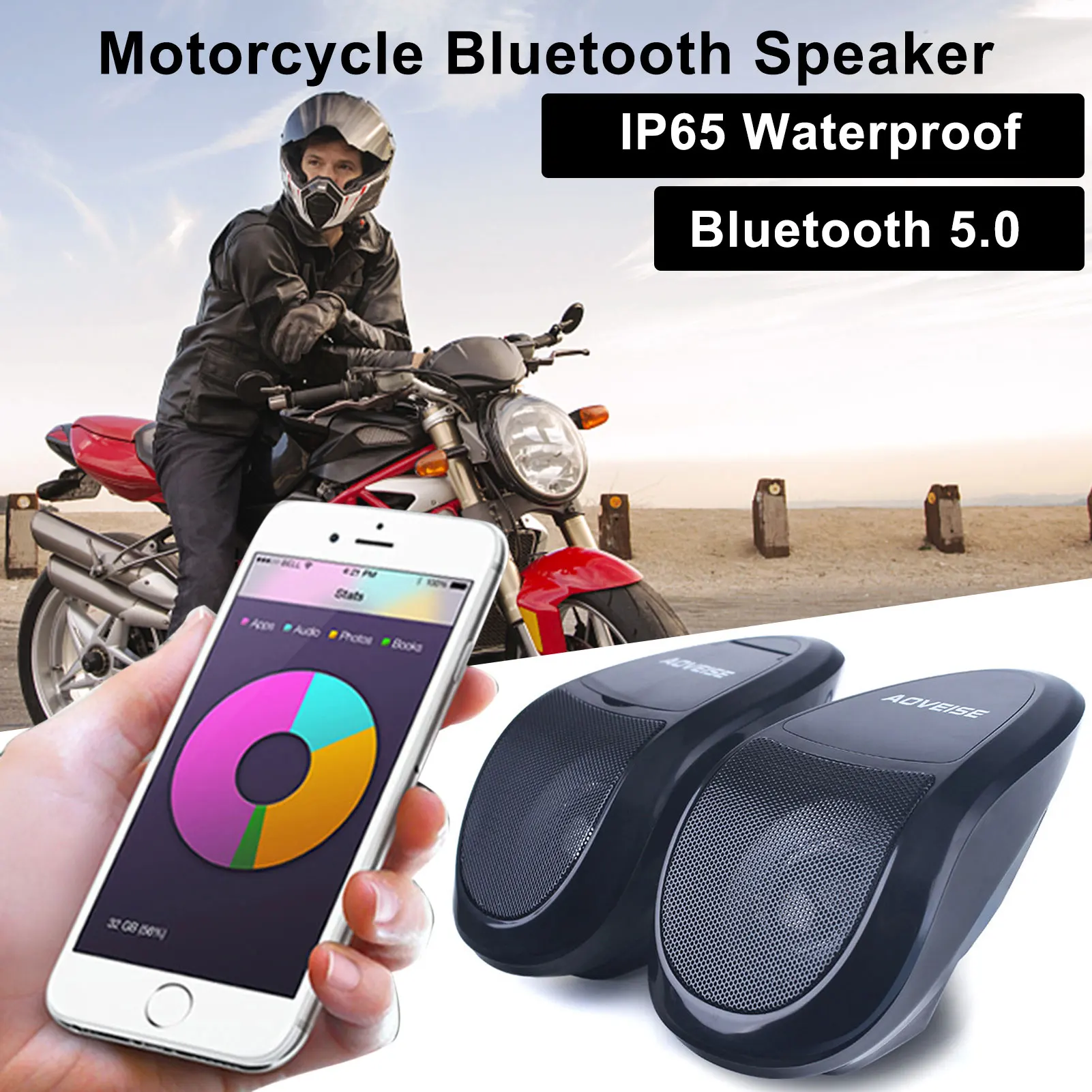 Bluetooth музыкальный усилитель звука водонепроницаемый профессиональный стерео