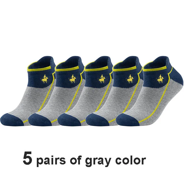 5 gray color PEIRPOLO, хлопковые носки, поддерживающие Компрессионные носки для ног, Осень-зима, для мужчин и женщин, компрессионный рукав, спортивные короткие носки для бега - Цвет: 5 gray color