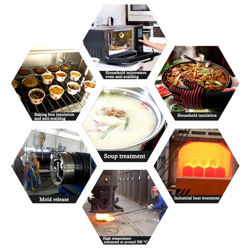 1 пара термостойких перчаток для духовки толстые перчатки приготовления пищи