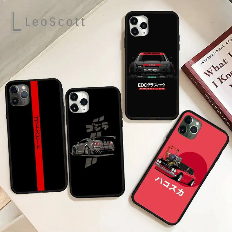 

Japan JDM Car AE86 Accessories Phone Case for iPhone 11 12 pro XS MAX 8 7 6 6S Plus X 5S SE 2020 XR Soft Silicone Shell Cover
