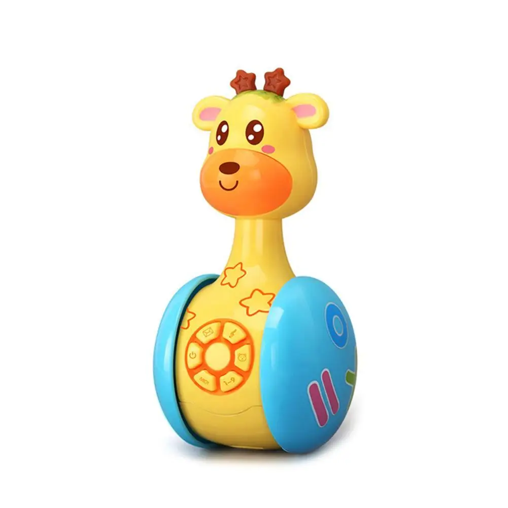

Animal Shape Slideable Tumbler Story Telling Machine Kids Interactive Sing Toy
