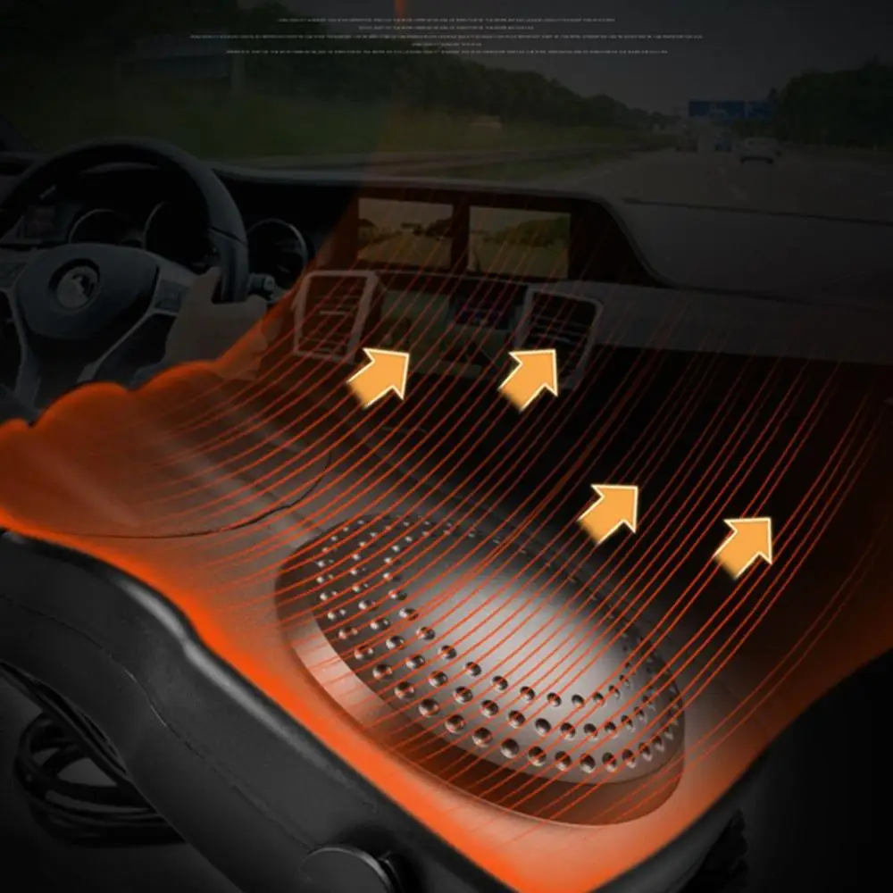 

3Holes Auto Car Electric Heater Heating Fan Window Screen Demister Defroster 12/24V Defroster Glass Defogging Defrost