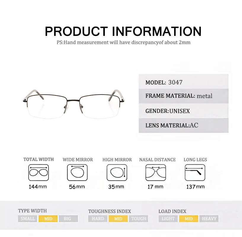 Настоящие модные однотонные маленькие женские очки с металлической оправой для