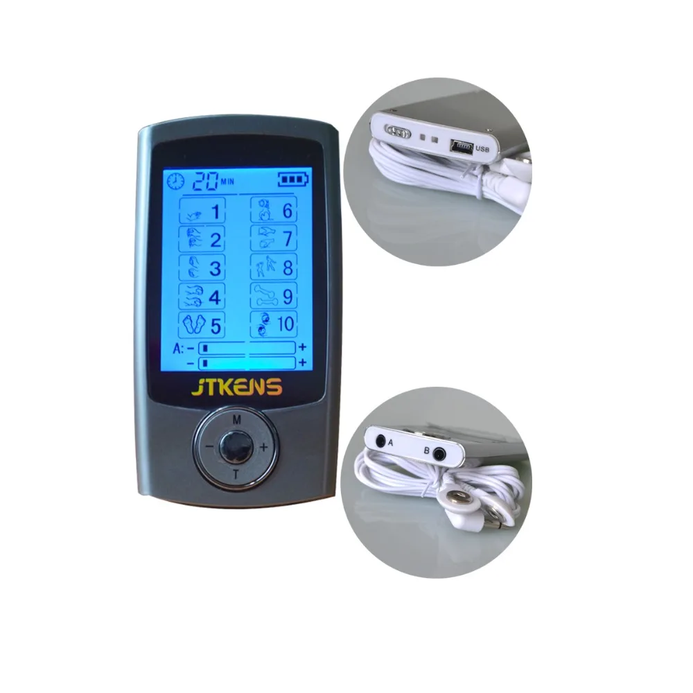 10 режимов десятки здравоохранения массажер для мышечного стимулятора