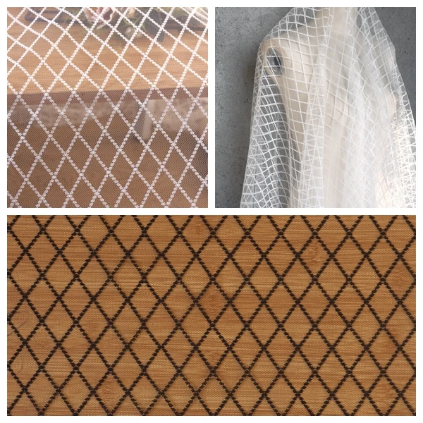 Алмазная сетка вышивка кружевная ткань сделай сам свадебное платье занавеска