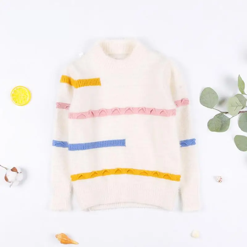 Детский свитер Модный пуловер с длинными рукавами для маленьких мальчиков и