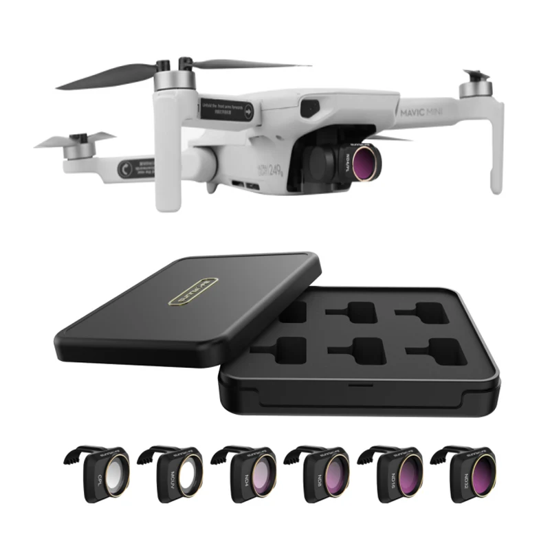 ND/PL UV/CPL/ND4 PL/ND8 ND16 PL ND32 оптический стеклянный фильтр для DJI Mavic мини объектива