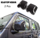 Декоративный чехол для зеркала заднего вида, 2 шт., защитная наклейка для зеркала заднего вида для Jeep Wrangler JL JLU 2018 2019 2020